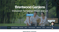 Desktop Screenshot of brentwoodvillagepampanga.com