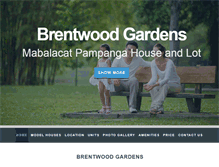 Tablet Screenshot of brentwoodvillagepampanga.com